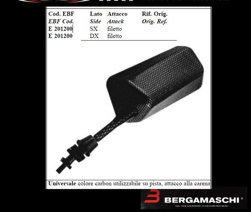 Coppia specchi carena carbon - carena,
