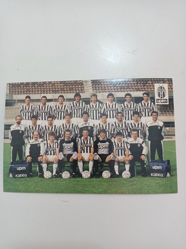 Cartolina juventus 1989 - juventus, 1989-1990