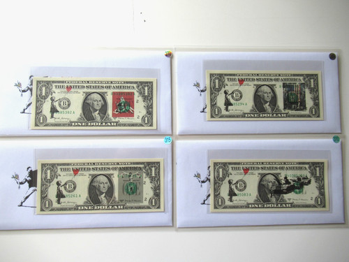 Banksy banconota vera 1 - banksy:,