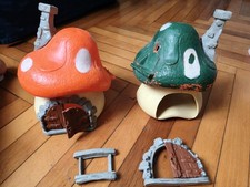 Puffi Lotto Case Casette Anni 70-80 Vintage