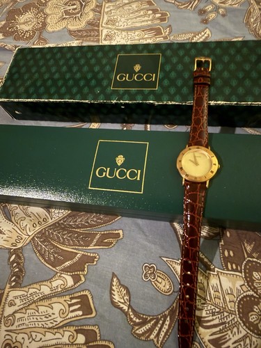 Vintage gucci gold alligator - vintage,