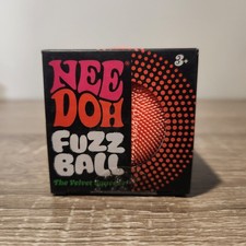 Orange Needoh FUZZ BALL Velvet