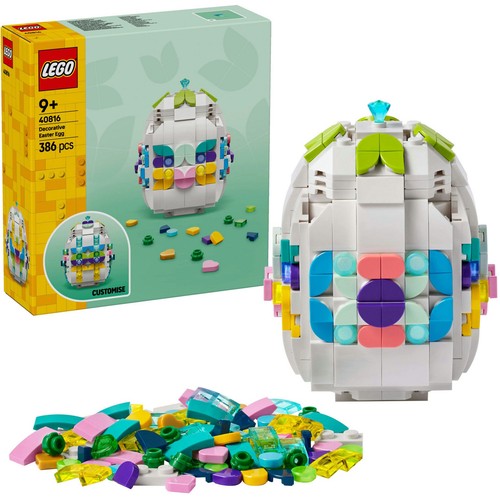 Lego uovo pasqua decorato - uovo, di