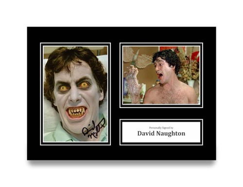 David naughton signed photo - signed,
