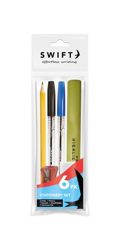 Pezzi set cancelleria - pezzi,