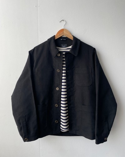 Giacca nera francese moleskin - nera,