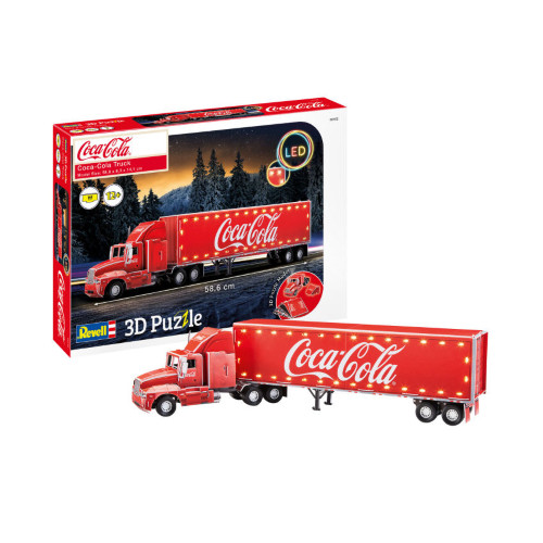 Puzzle coca cola - truck, (led