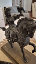 Bronzi Coppia Cavalieri Su