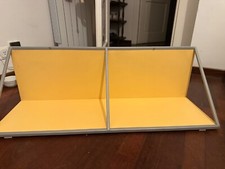 mensola a parete in legno colore giallo