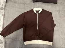 Giacca Maglia Felpa Asos Bomber Style Old Money Taglia M Nuovo Unisex