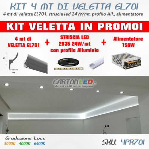 El701 kit veletta per - el701, luce