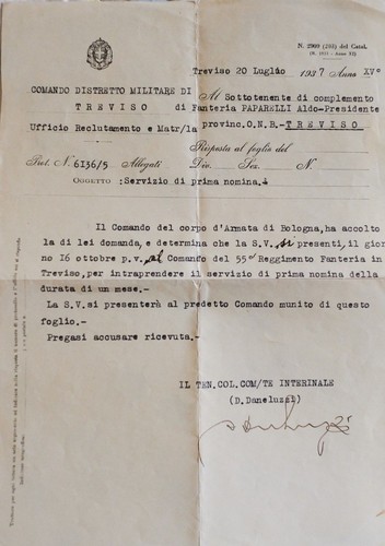 Fascismo distretto militare - distretto,