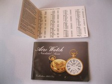 Prospekt / Katalog / Preisliste Aéro Watch Suisse Collection 1980/81 
