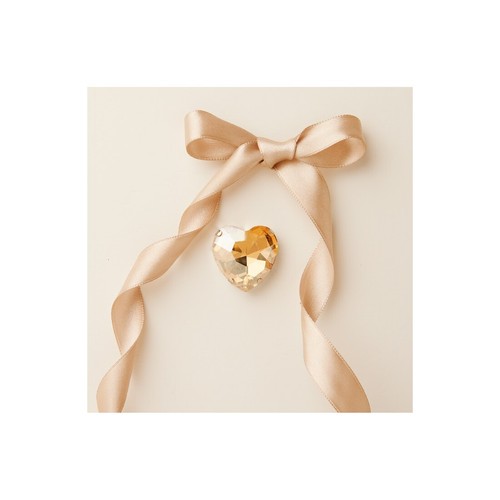 Calamita strass cuore oro - , ø