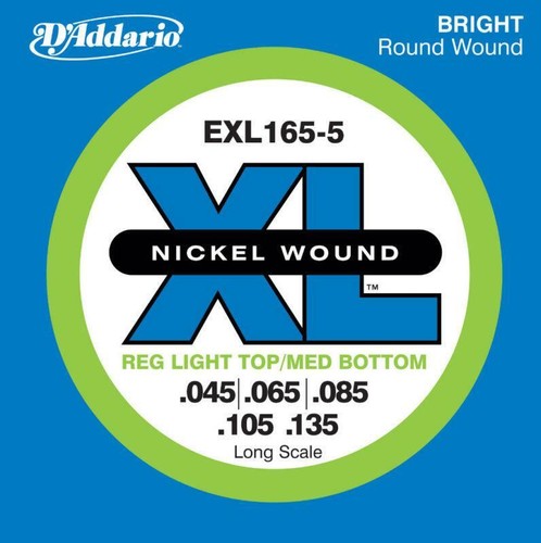 Corde basso addario exl165 - corde, d'addario