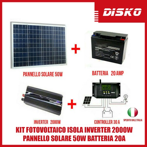 Kit fotovoltaico isola - fotovoltaico,