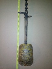 119. Strumento musicale a 3 corde Gusla Fitula artigianale Guscio Tartaruga