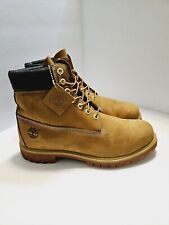 Scarpe/Stivali Timberland Wheat Nubuck Uomo Impermeabili Punta Tonda 10061 Taglia 12M
