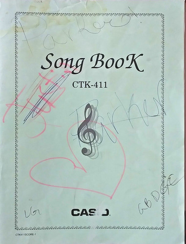 Casio song music book per - music,