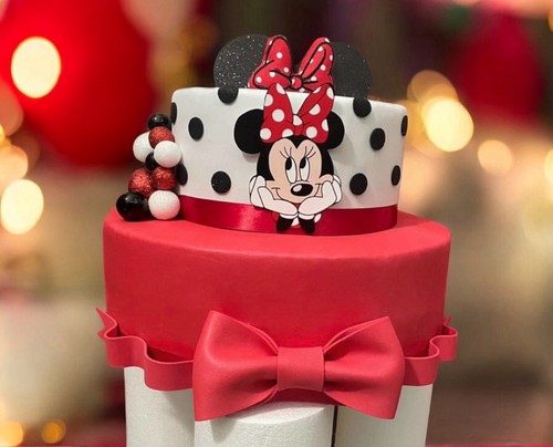 Torta scenografica minnie - torta,