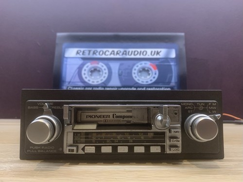 Cassetta radio epoca pioneer - cassetta, d'epoca