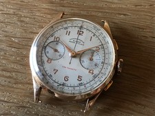 Orologio cronografo - vintage svizzero non magnetico - oro 18 carati