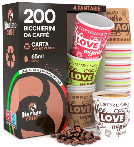 200 bicchierini carta - 200, in