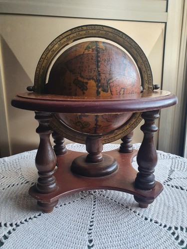 Mappamondo tavolo legno - in,
