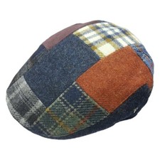 Berretto Panizza patchwork multicolor in pura lana 