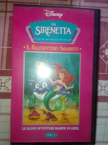 Vhs walt disney sirenetta - disney,