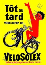 Vélo Solex la bicyclette qui