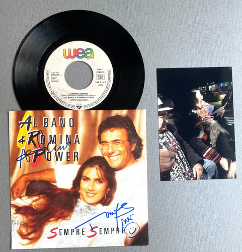 Albano romina power - power, firmato