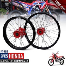 WHEELS SET RED HUB FOR HONDA