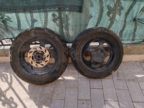 Coppia cerchi ruote - coppia, gomme