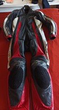Tuta Moto Alpinestars Monza tg 48 rosso bianco nero Usata