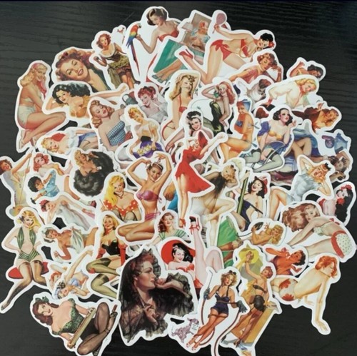 50x pezzi sexy retrò pin - ⭐,