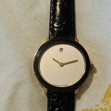 Orologio Golana bianco laminato oro , Orologio Di Lusso. Data Alle 12.00