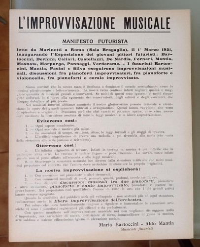 Manifesto futurista - manifesto,