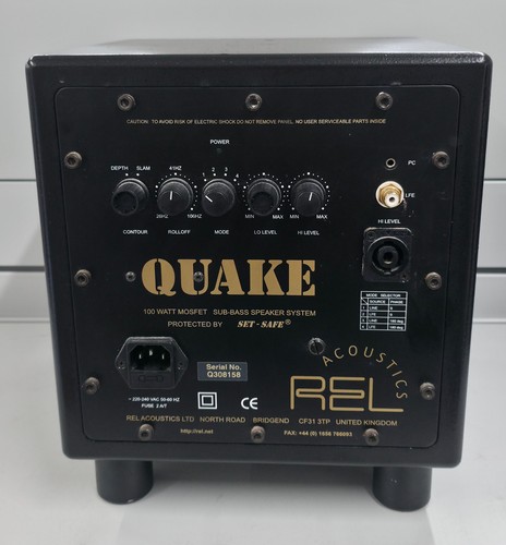 Rel quake subwoofer - quake, attivo