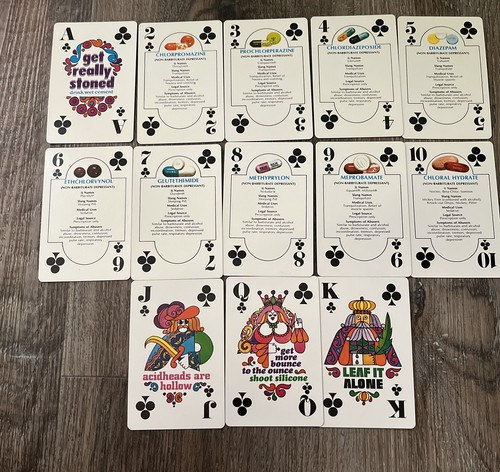 Carte gioco antidroga - carte,