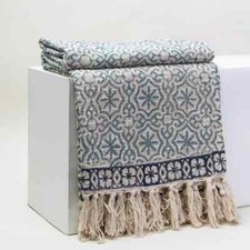 Coperte in cotone blocco a