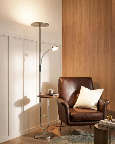 Piantana led con tavolino - led,