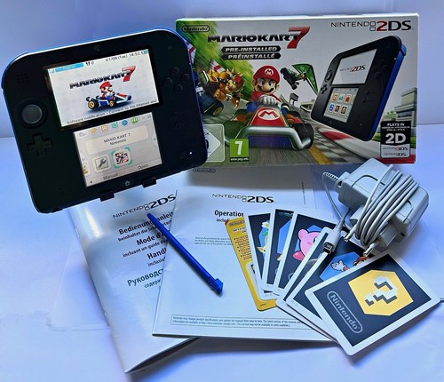 Console nintendo 2ds nera blu - console,