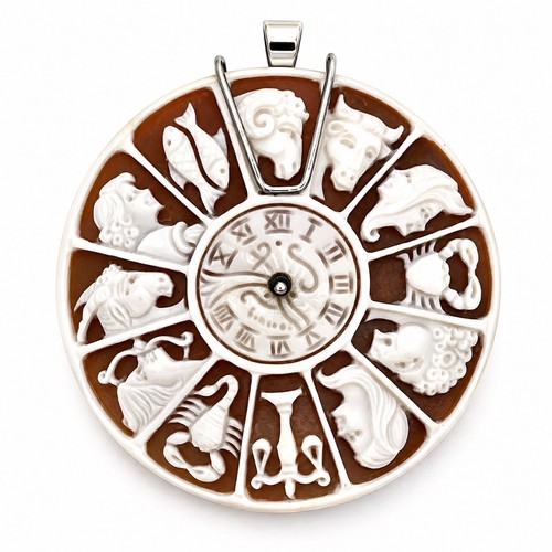 Ciondolo spilla argento cammeo - spilla,