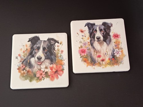 Sottobicchieri collie border - collie,