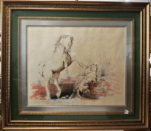Quadro acquerello cavallo - quadro,, acquerello,
