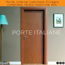 Porte interne Laminato Ciliegio compreso telaio mostrine ecc. 