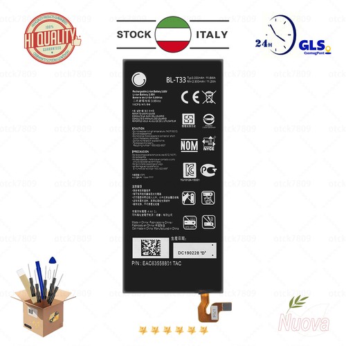 Nuova batteria per t33 - batteria, lg