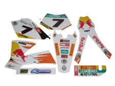 Kit Grafiche Complete Adesivi per Ktm Exc 125 250 300 2004 Exc F 450 525 2004 Rb