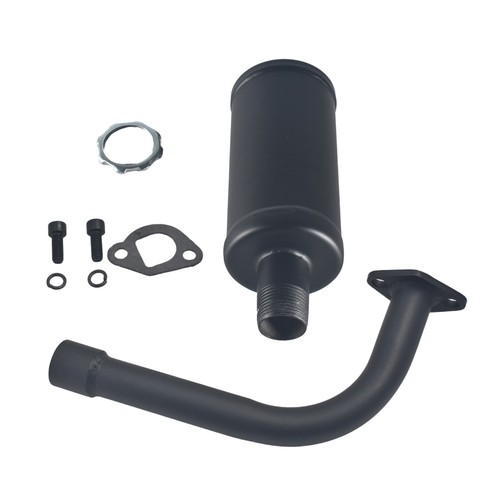 Silenziatore tubo scarico nero